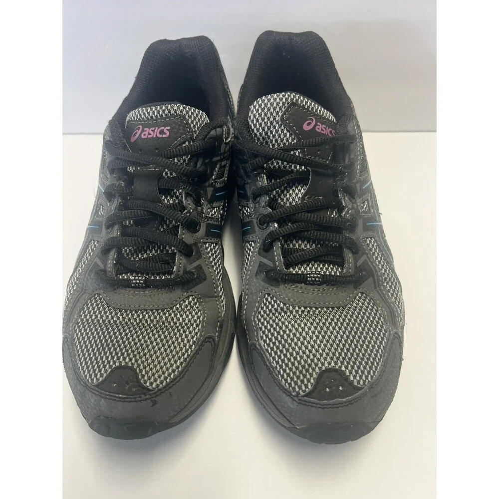Asics Gel Venture 6 Womens 7.5 Gray Blue Running Hiking Trail Shoes T7G6Q